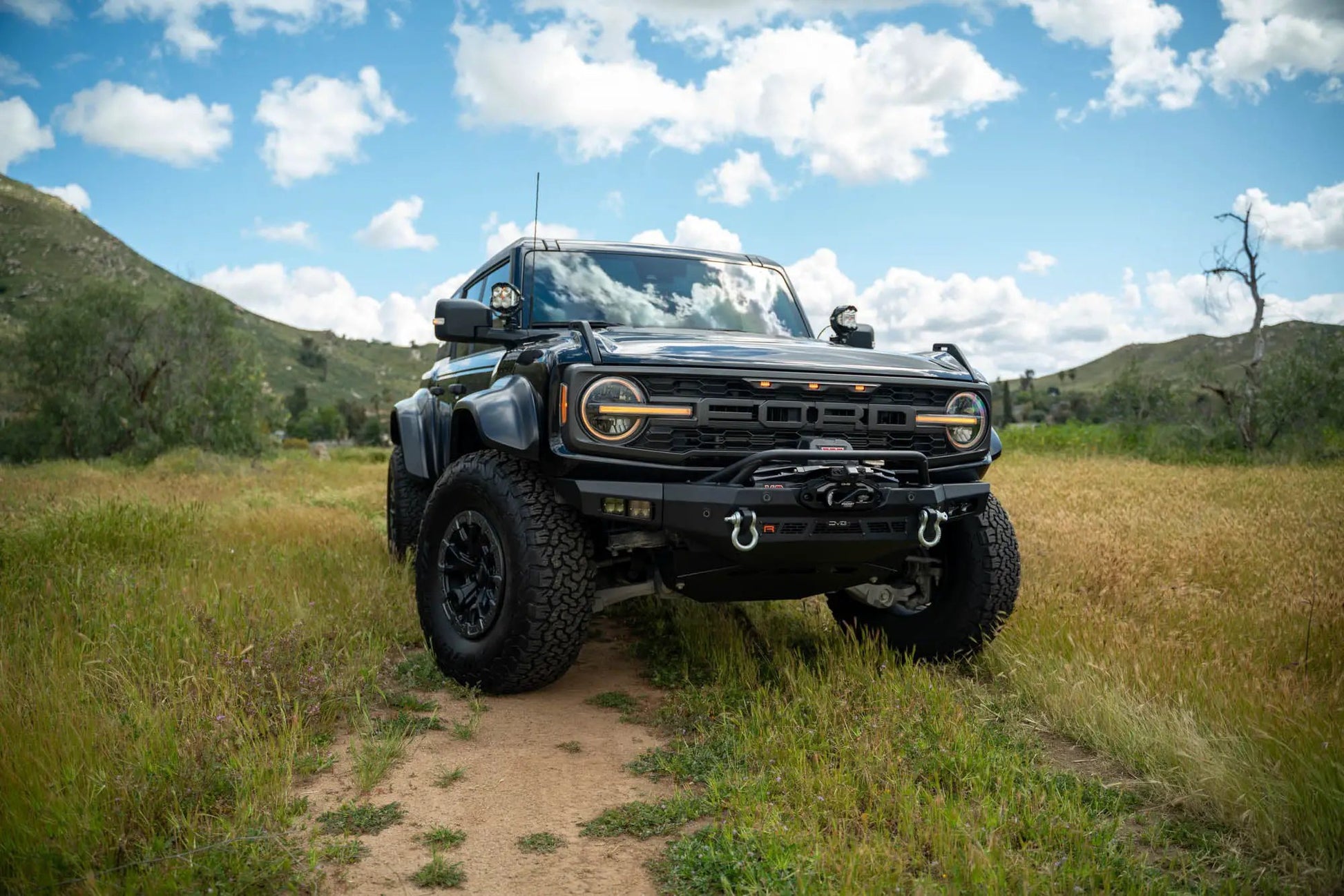 DV8 Offroad Ford Bronco Raptor Spec Series Winch Front Bumper by DV8 Offroad