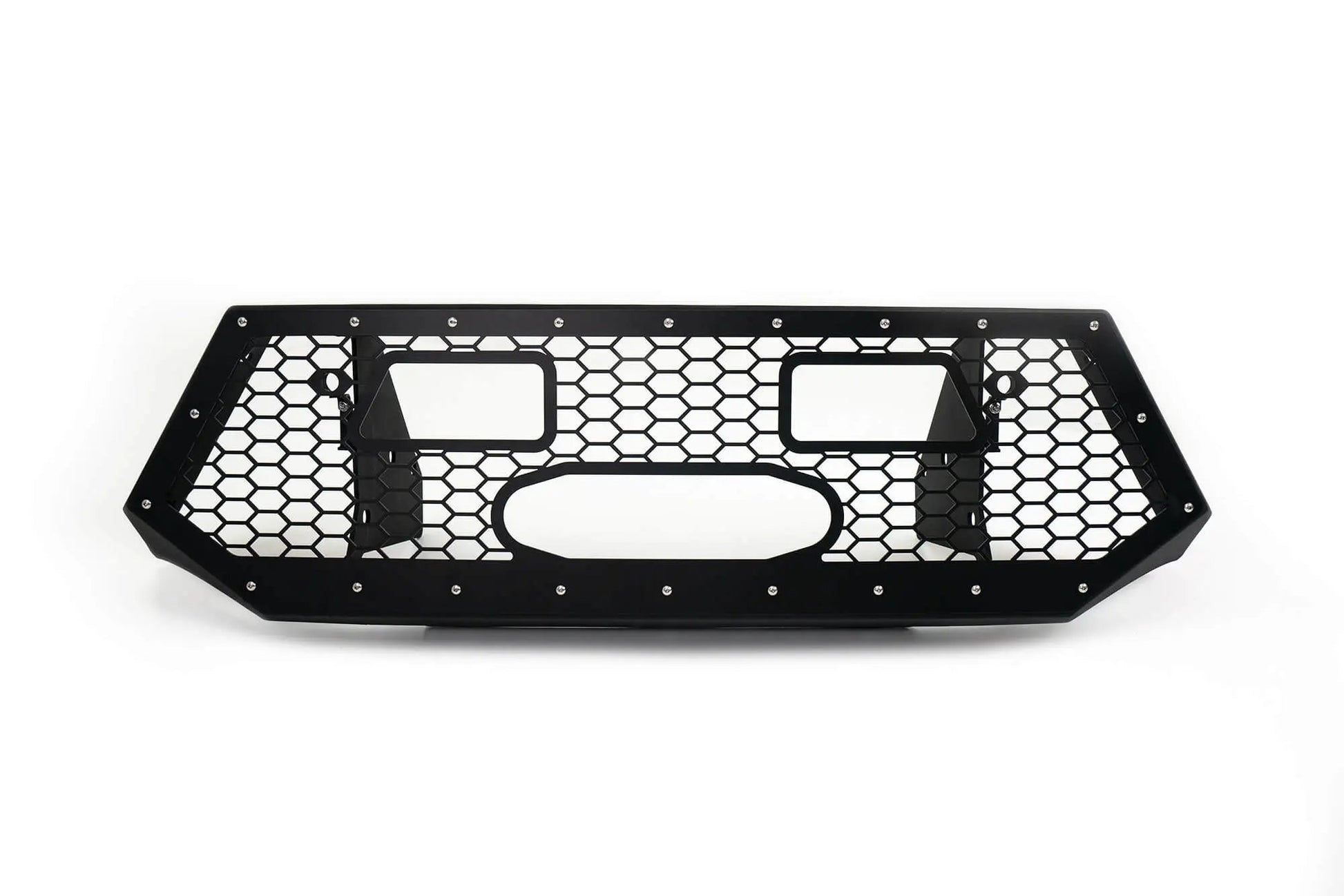 DV8 Offroad The FBGX-01 is a 3pc modular winch capable front bumper. Manufactured from steel & powder coated for protection the FBGX-01 accommodates the factory sensors, utilizes the factory turn signals & offers auxiliary lighting positions. by DV8 Offroad
