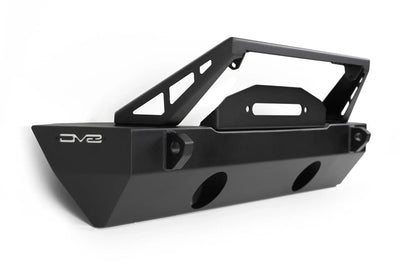 DV8 Offroad FS-25 Stubby Front Bumper with Plated Bull Bar by DV8 Offroad