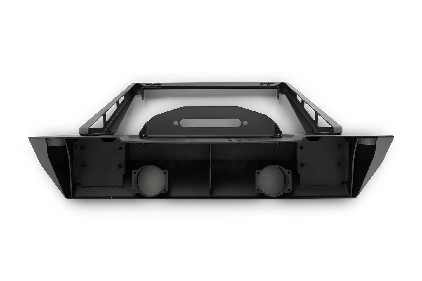 DV8 Offroad FS-25 Stubby Front Bumper with Plated Bull Bar by DV8 Offroad