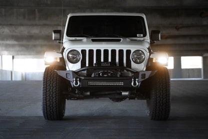 DV8 Offroad Jeep Wrangler JL & Gladiator JT FS-7 Mid-Width Winch Front Bumper by DV8 Offroad