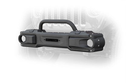 DV8 Offroad 18+ Jeep JL & 20+ Jeep JT Jeep Modular Front Bumper with Bull Bar by DV8 Offroad