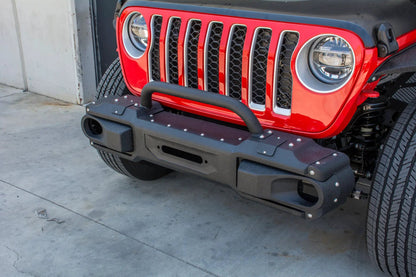 DV8 Offroad 18+ Jeep JL & 20+ Jeep JT Jeep Modular Front Bumper with Bull Bar