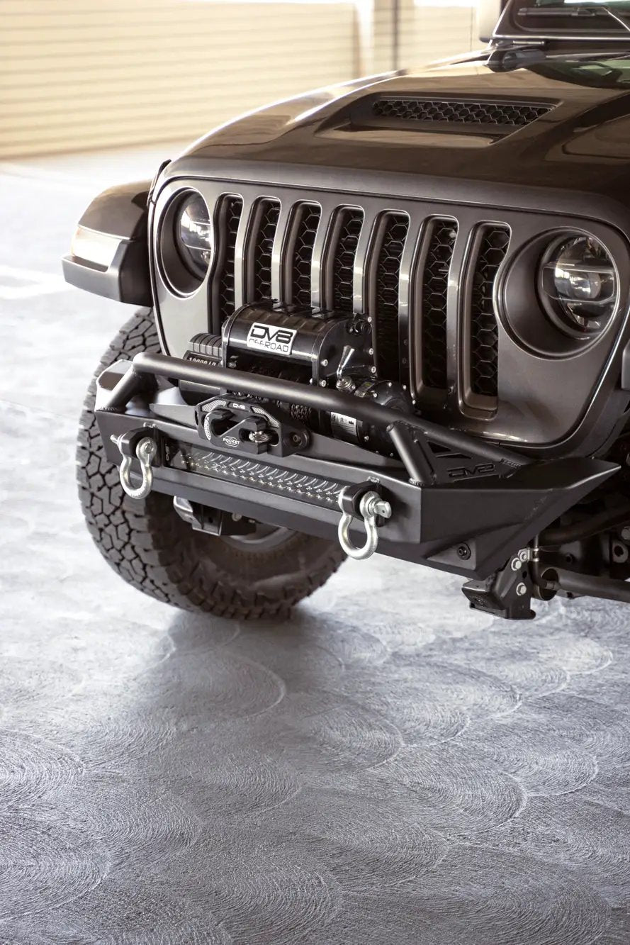DV8 Offroad Jeep Wrangler JK/JL & Gladiator JT FS-1 Series Stubby Front Bumper by DV8 Offroad