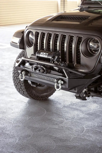 DV8 Offroad Jeep Wrangler JK/JL & Gladiator JT FS-1 Series Stubby Front Bumper by DV8 Offroad