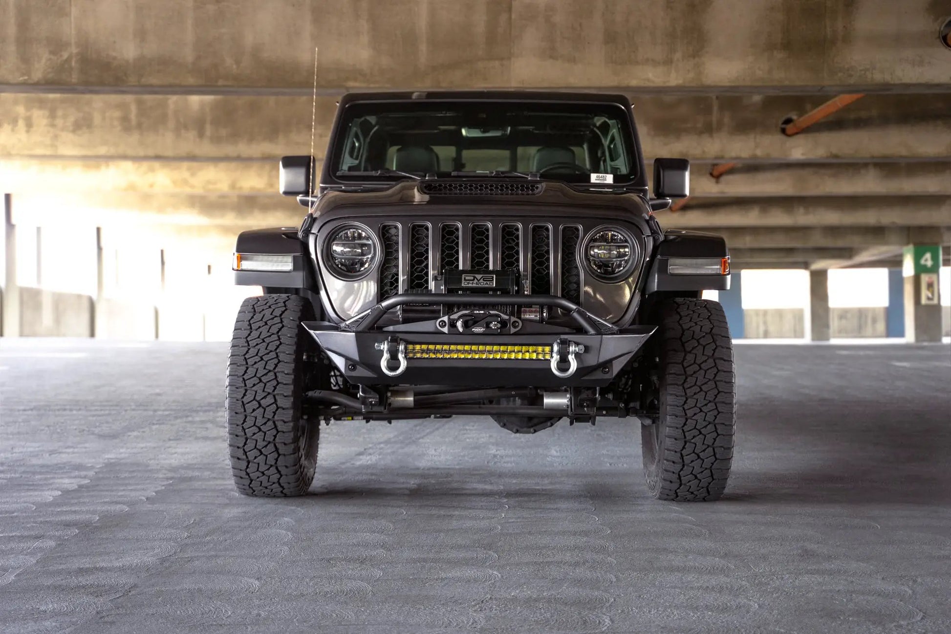 DV8 Offroad Jeep Wrangler JK/JL & Gladiator JT FS-1 Series Stubby Front Bumper by DV8 Offroad