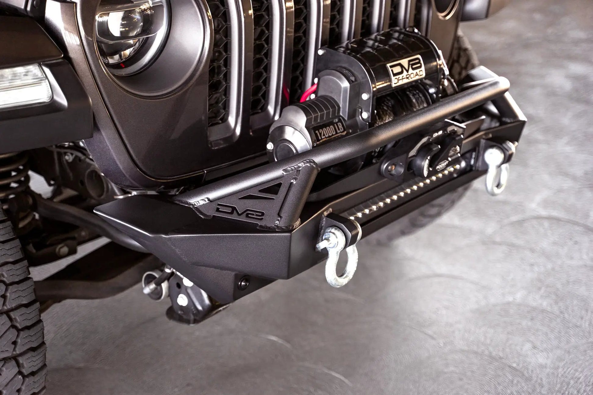 DV8 Offroad Jeep Wrangler JK/JL & Gladiator JT FS-1 Series Stubby Front Bumper by DV8 Offroad