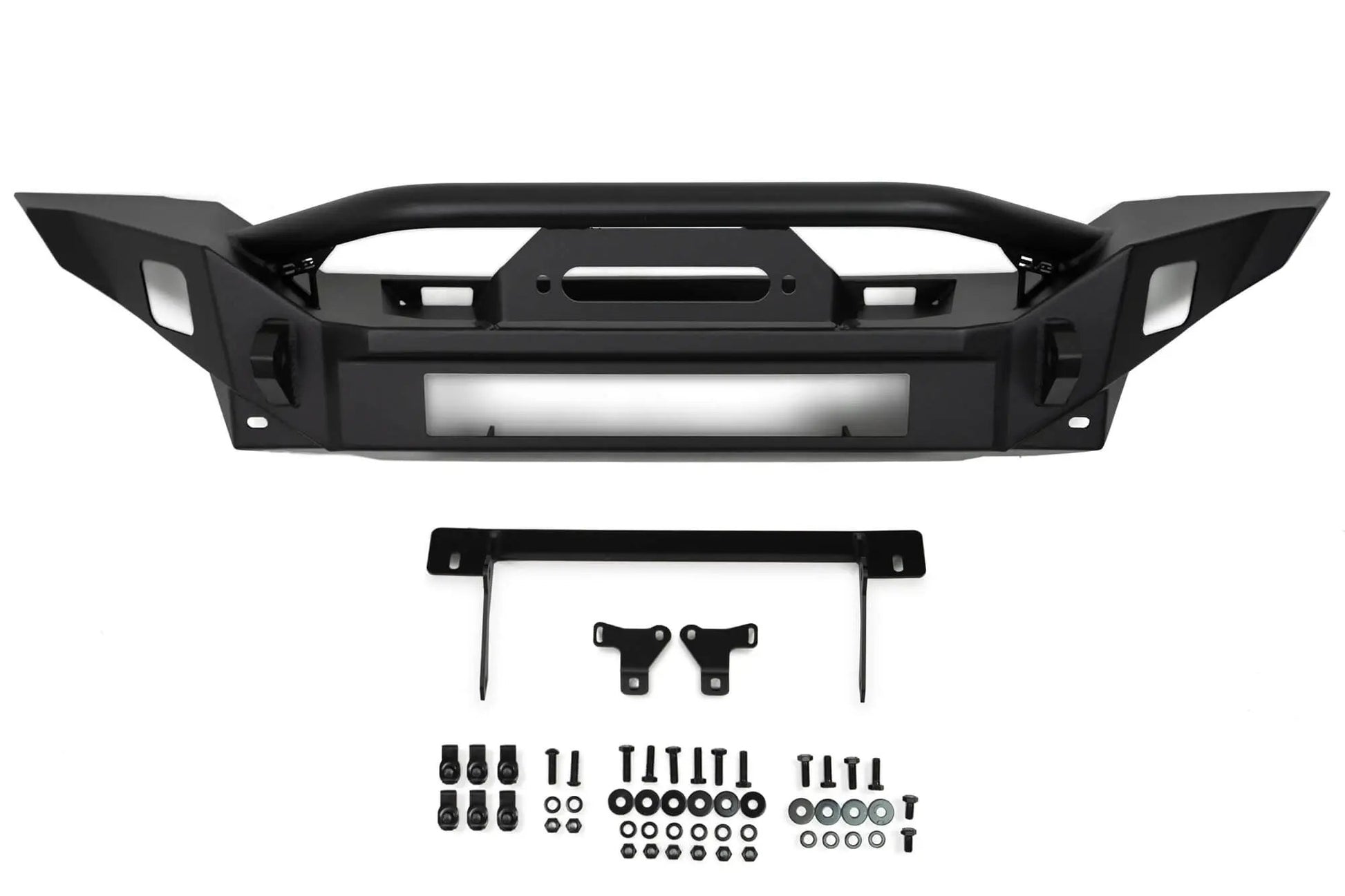 DV8 Offroad Jeep Wrangler JL & Gladiator JT FS-7 Mid-Width Winch Front Bumper by DV8 Offroad