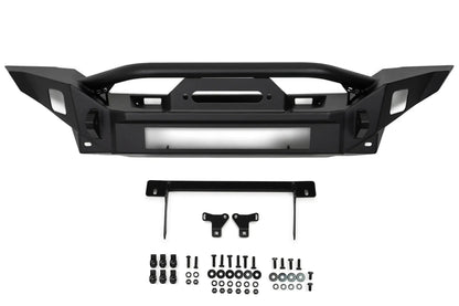 DV8 Offroad Jeep Wrangler JL & Gladiator JT FS-7 Mid-Width Winch Front Bumper by DV8 Offroad
