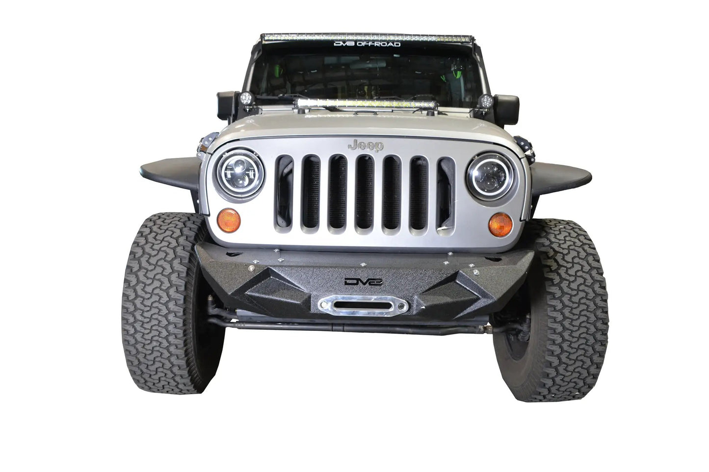 DV8 Offroad Jeep JK/JL/Gladiator Jeep Stubby Front Bumper FS-24