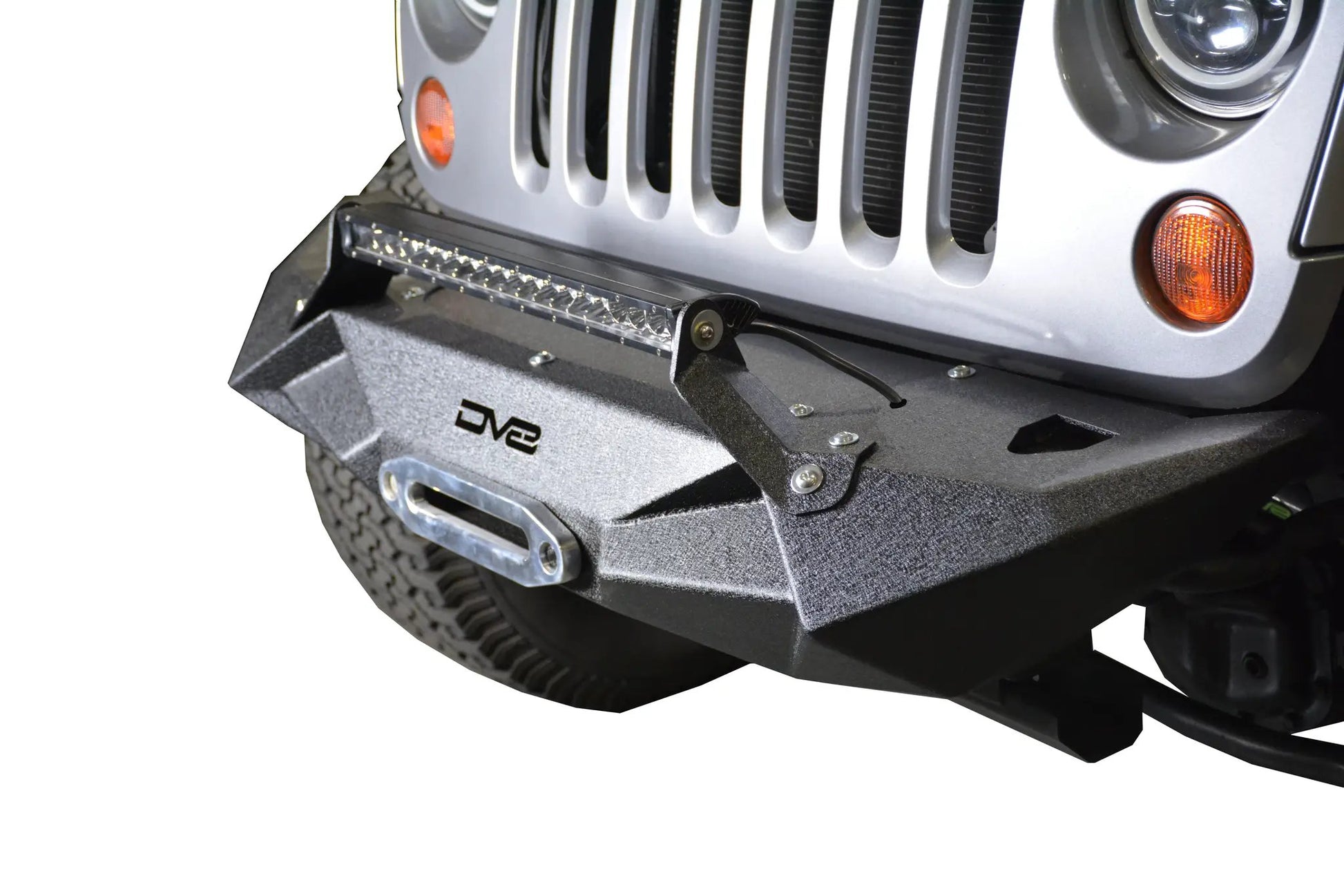 DV8 Offroad Jeep JK/JL/Gladiator Jeep Stubby Front Bumper FS-24 by DV8 Offroad