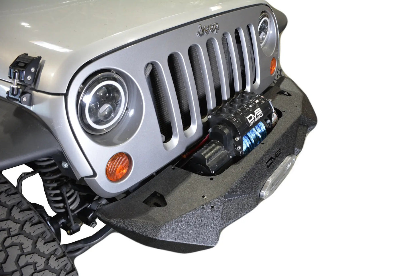 DV8 Offroad Jeep JK/JL/Gladiator Jeep Stubby Front Bumper FS-24 by DV8 Offroad