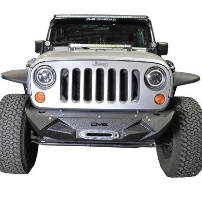 DV8 Offroad Jeep JK/JL/Gladiator Jeep Stubby Front Bumper FS-24 by DV8 Offroad