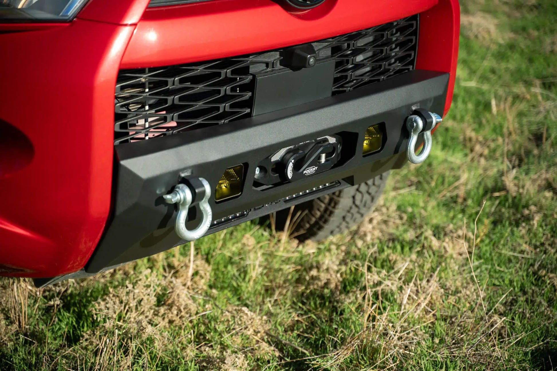 DV8 Offroad 2014-2024 Toyota 4Runner Centric Series Winch Front Bumper by DV8 Offroad