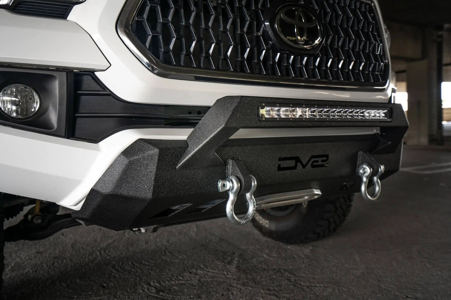 DV8 Offroad 16+ Toyota Tacoma Truck Center Mount Front Bumper by DV8 Offroad
