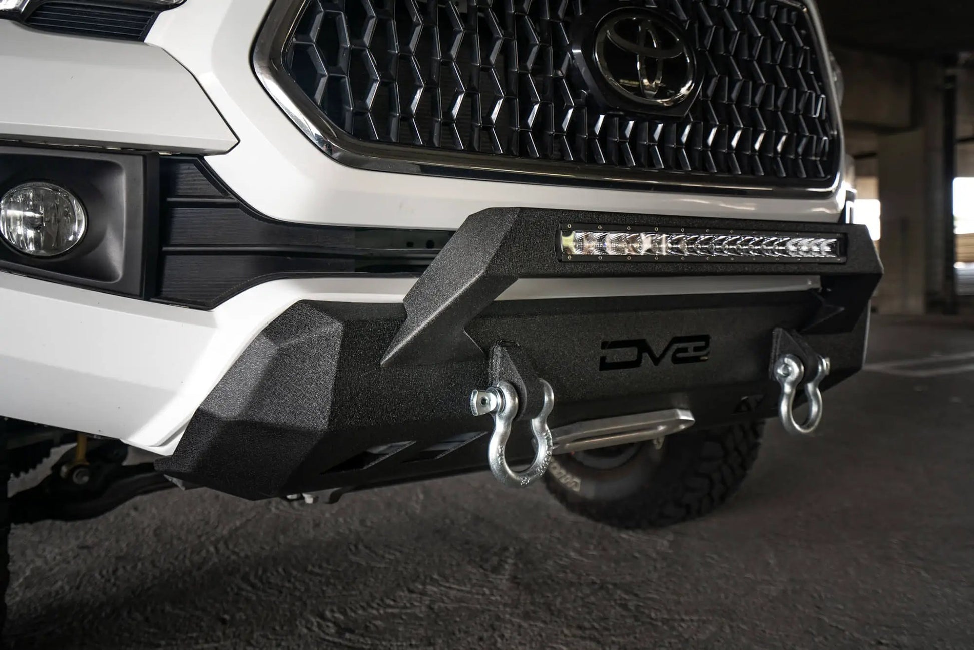 DV8 Offroad 16+ Toyota Tacoma Truck Center Mount Front Bumper by DV8 Offroad