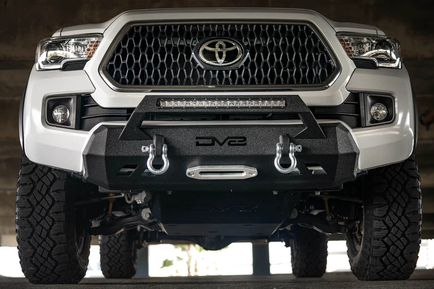 DV8 Offroad 16+ Toyota Tacoma Truck Center Mount Front Bumper by DV8 Offroad