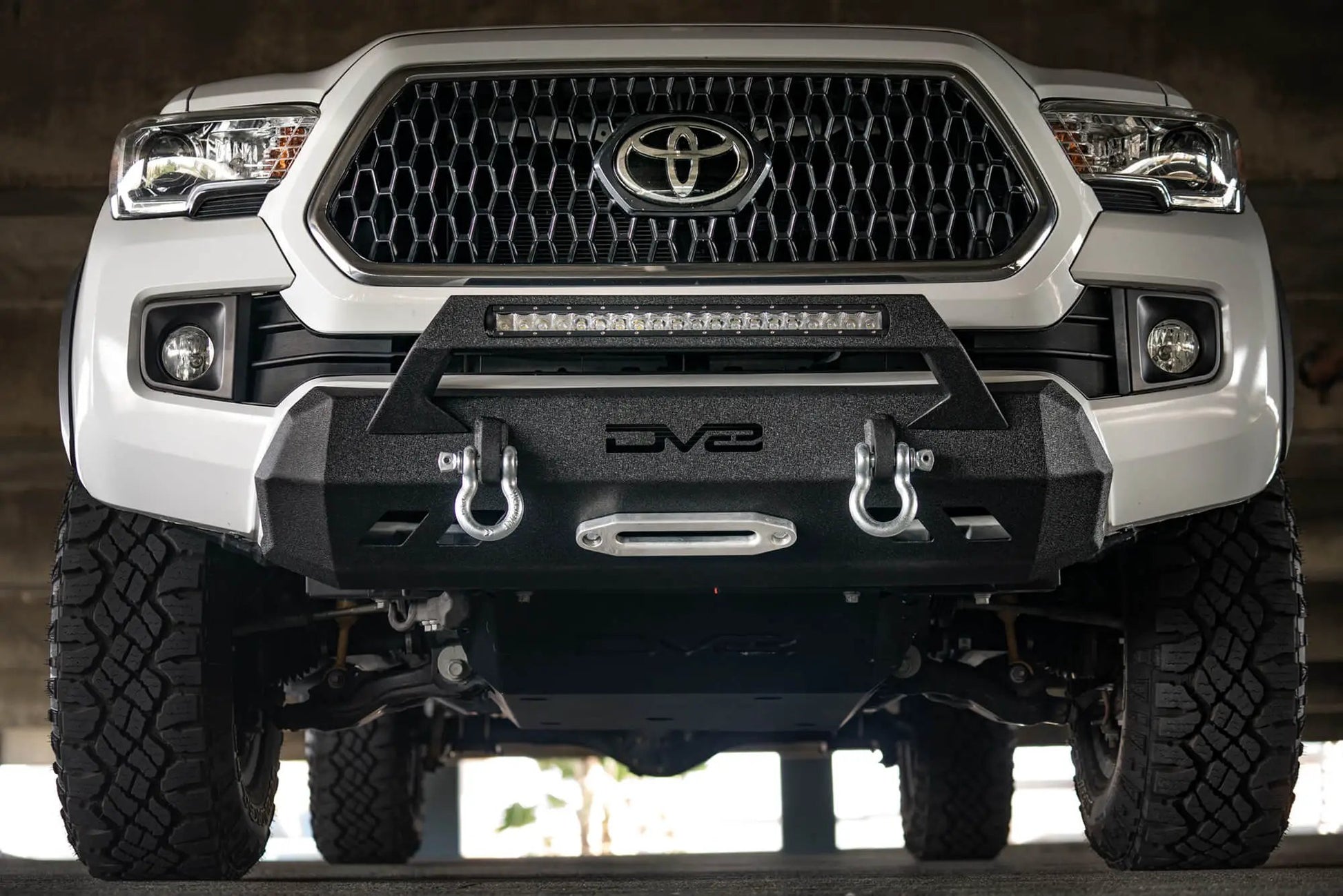 DV8 Offroad 16+ Toyota Tacoma Truck Center Mount Front Bumper by DV8 Offroad
