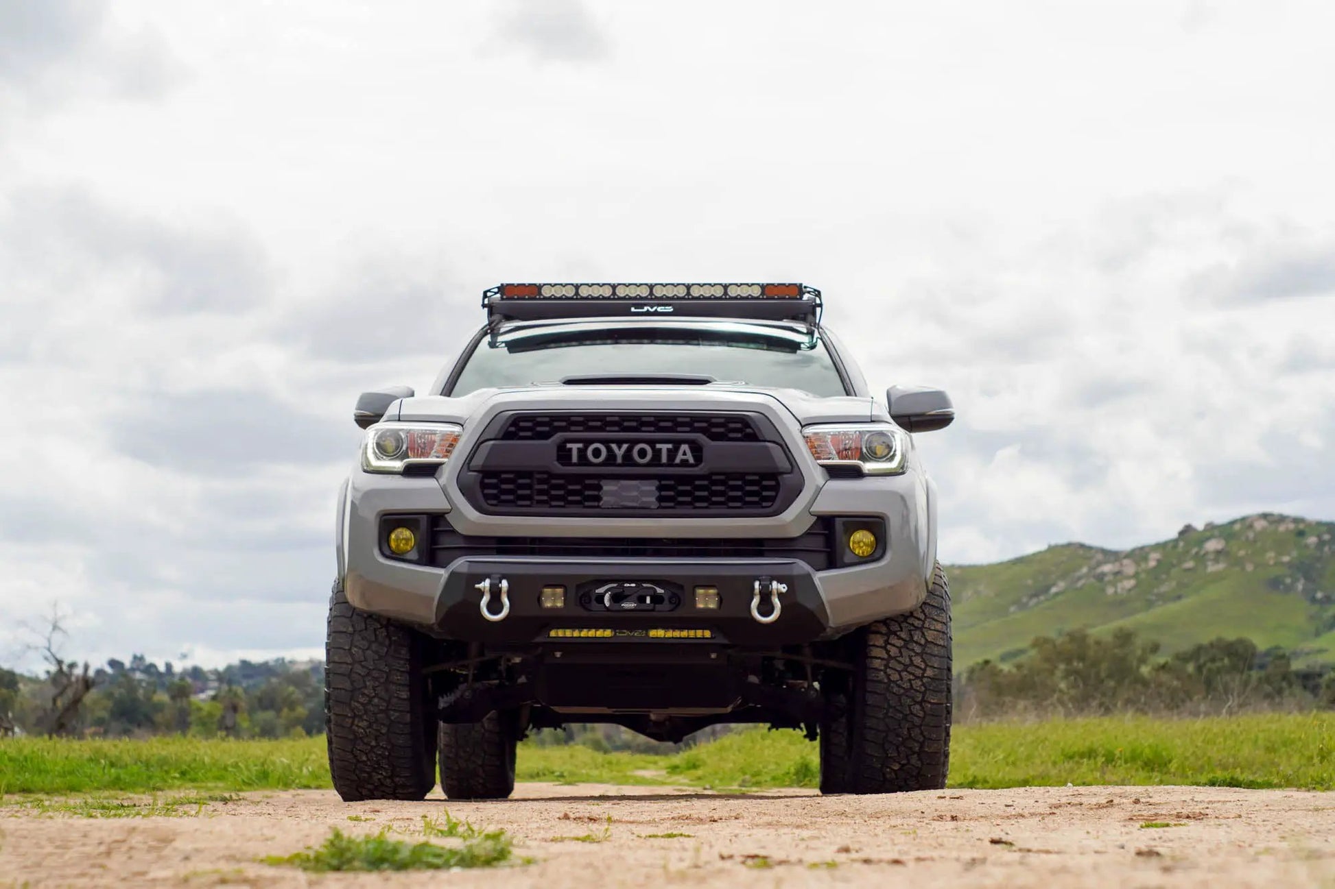 DV8 Offroad 2016-2023 Toyota Tacoma Centric Winch Front Bumper by DV8 Offroad