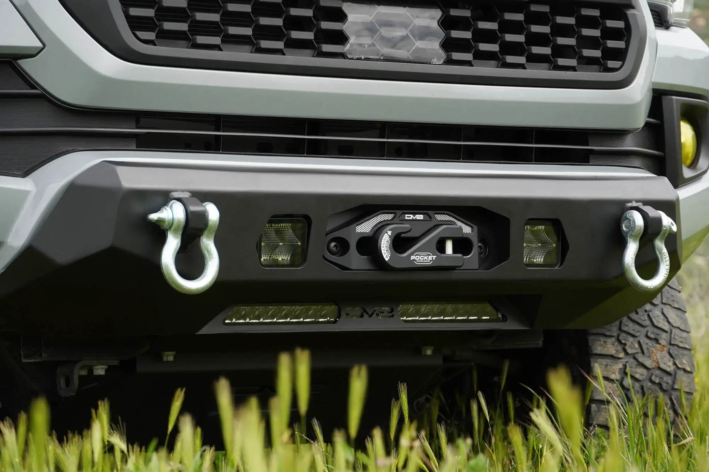 DV8 Offroad 2016-2023 Toyota Tacoma Centric Winch Front Bumper by DV8 Offroad