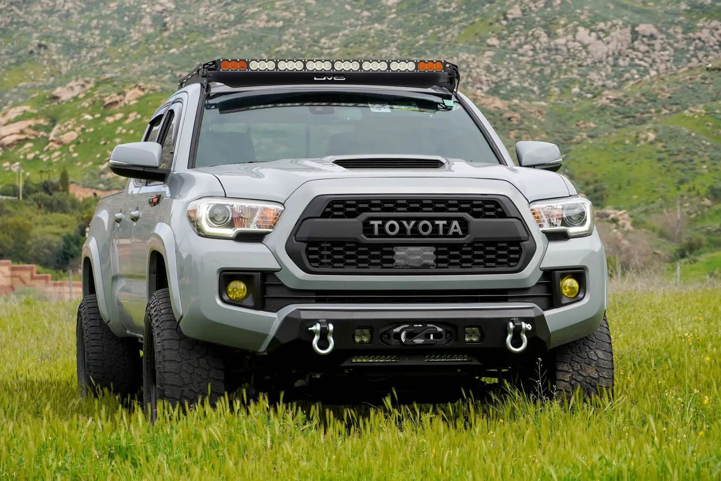 DV8 Offroad 2016-2023 Toyota Tacoma Centric Winch Front Bumper by DV8 Offroad