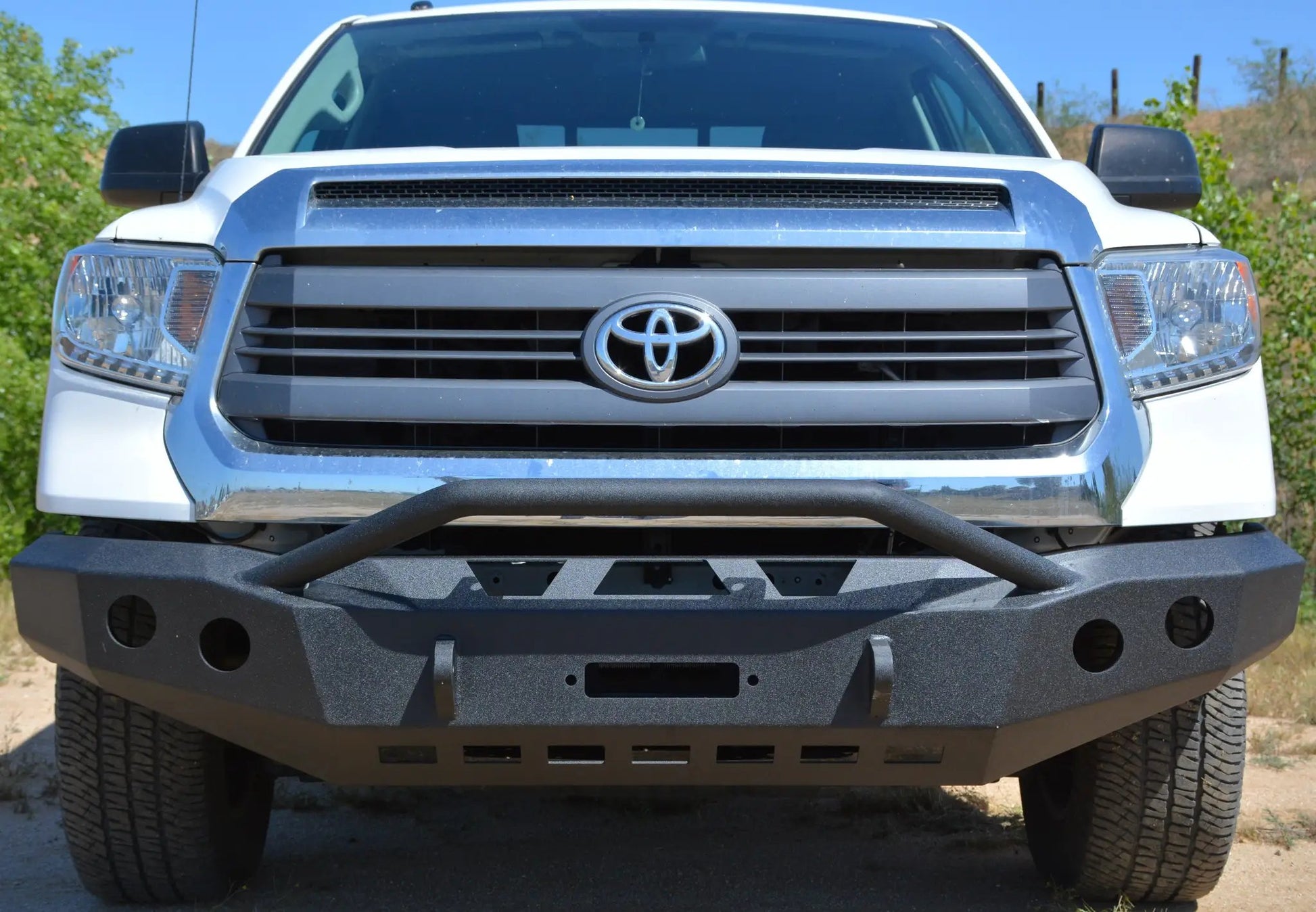 DV8 Offroad 14-19 Toyota Tundra Truck Front Full Size Bumper by DV8 Offroad