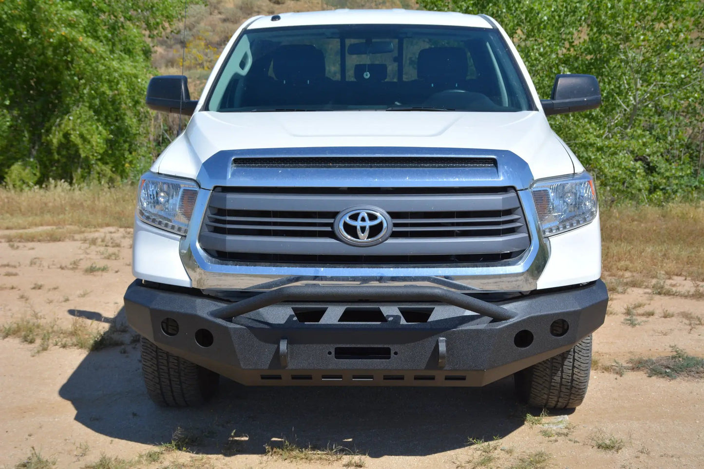 DV8 Offroad 14-19 Toyota Tundra Truck Front Full Size Bumper by DV8 Offroad