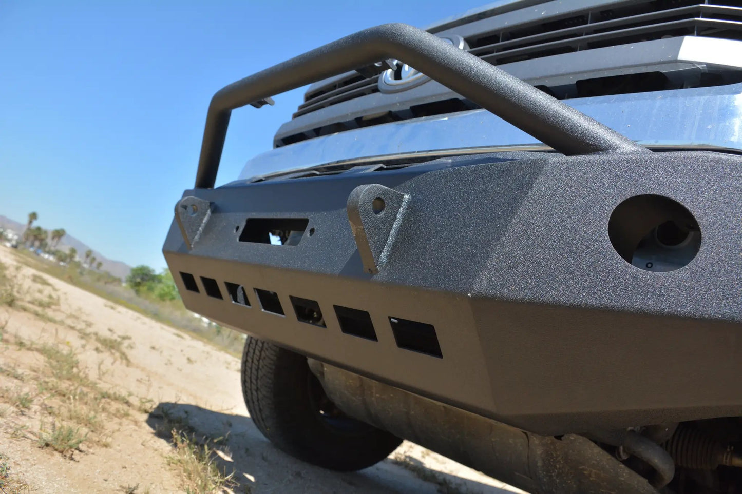 DV8 Offroad 14-19 Toyota Tundra Truck Front Full Size Bumper by DV8 Offroad