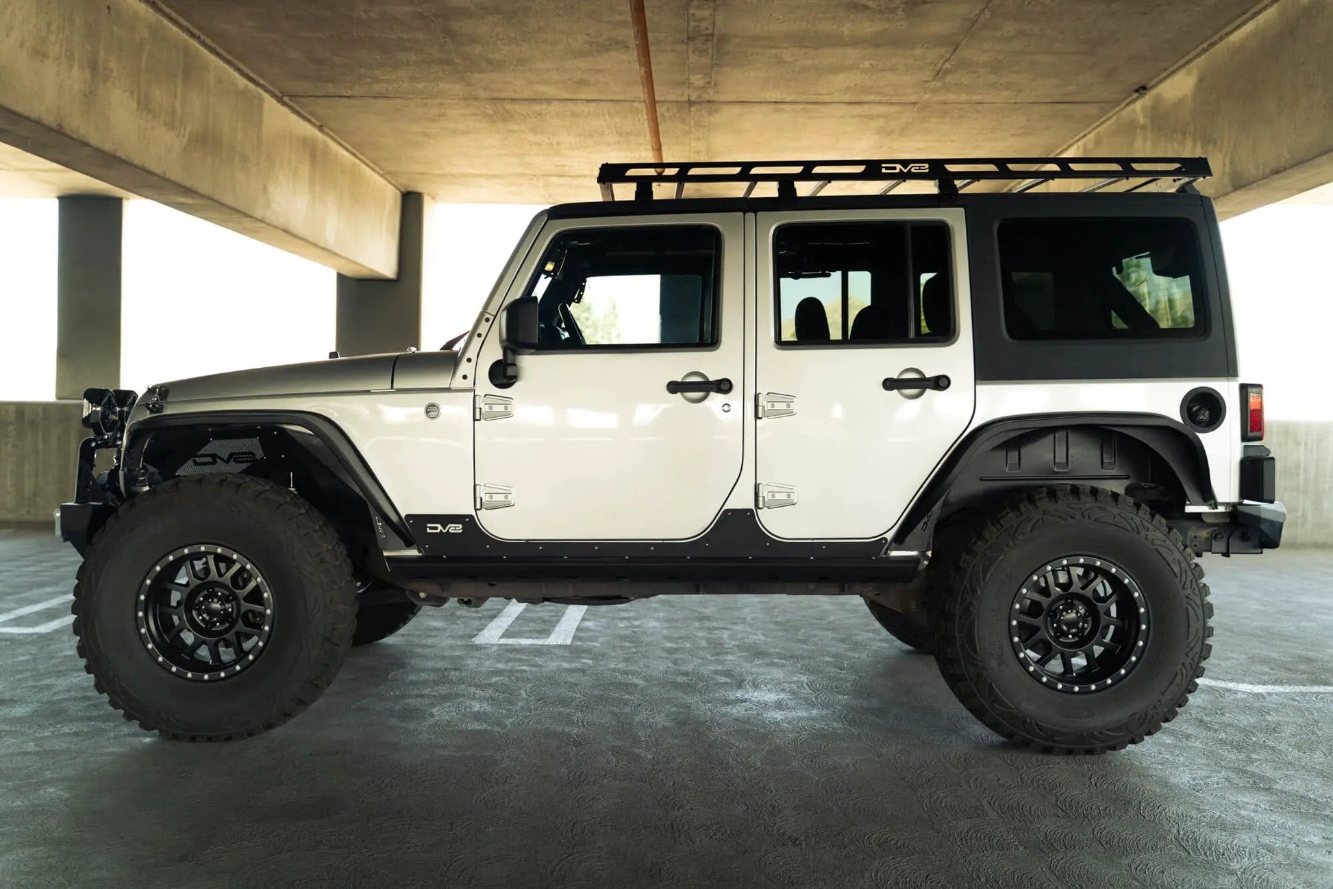 DV8 Offroad Jeep Wrangler JK Slim Fender Flares by DV8 Offroad