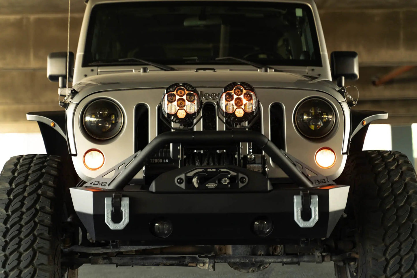 DV8 Offroad Jeep Wrangler JK Slim Fender Flares by DV8 Offroad
