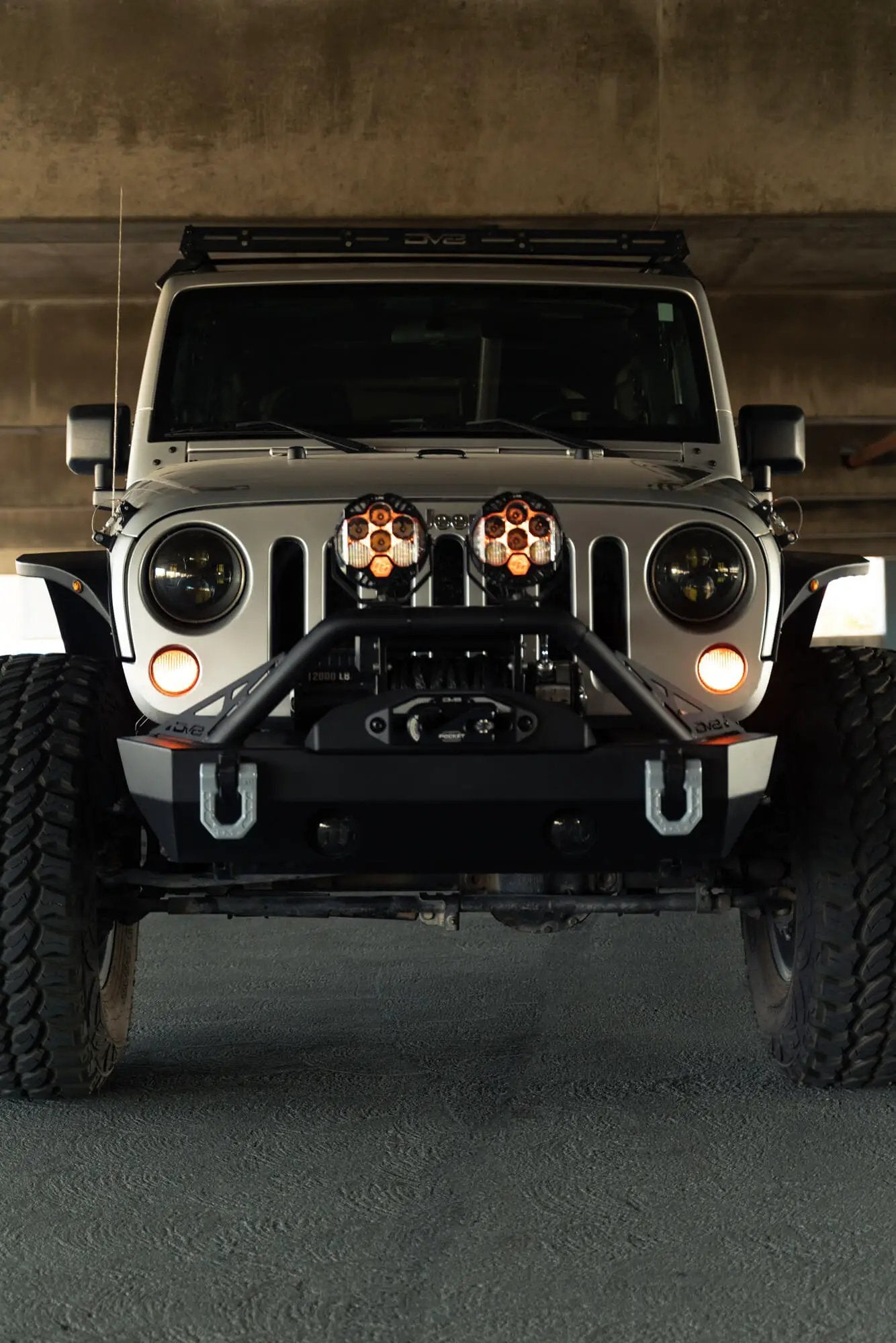 DV8 Offroad Jeep Wrangler JK Slim Fender Flares by DV8 Offroad