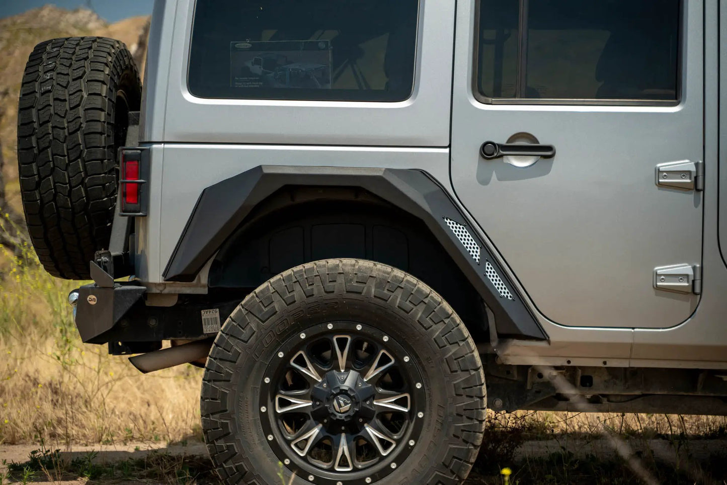 DV8 Offroad 2007-2018 Jeep Wrangler JK Armor Fender Flares Front & Rear by DV8 Offroad