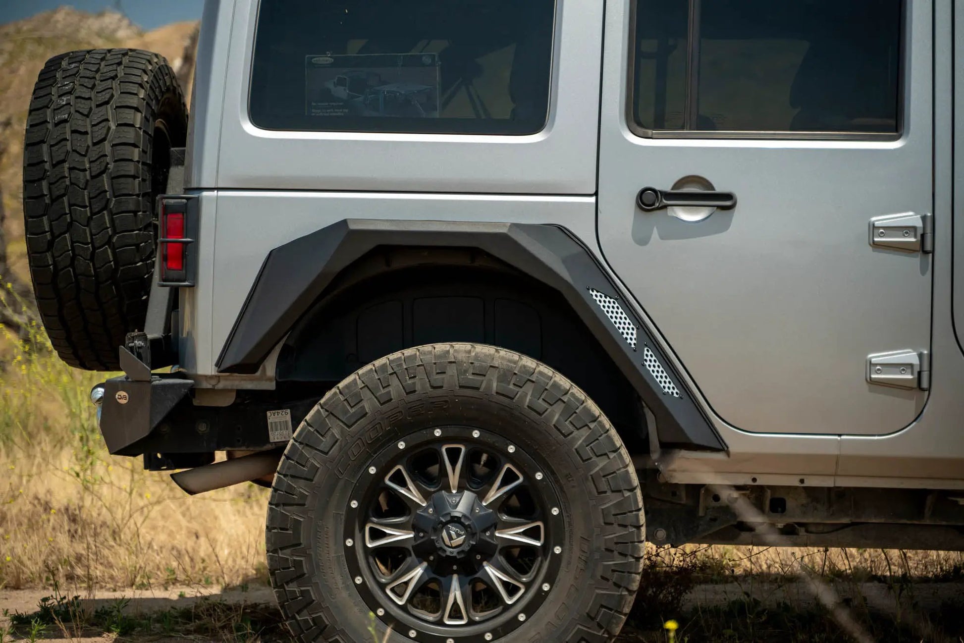 DV8 Offroad 2007-2018 Jeep Wrangler JK Armor Fender Flares Front & Rear by DV8 Offroad