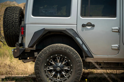 DV8 Offroad 2007-2018 Jeep Wrangler JK Armor Fender Flares Front & Rear by DV8 Offroad