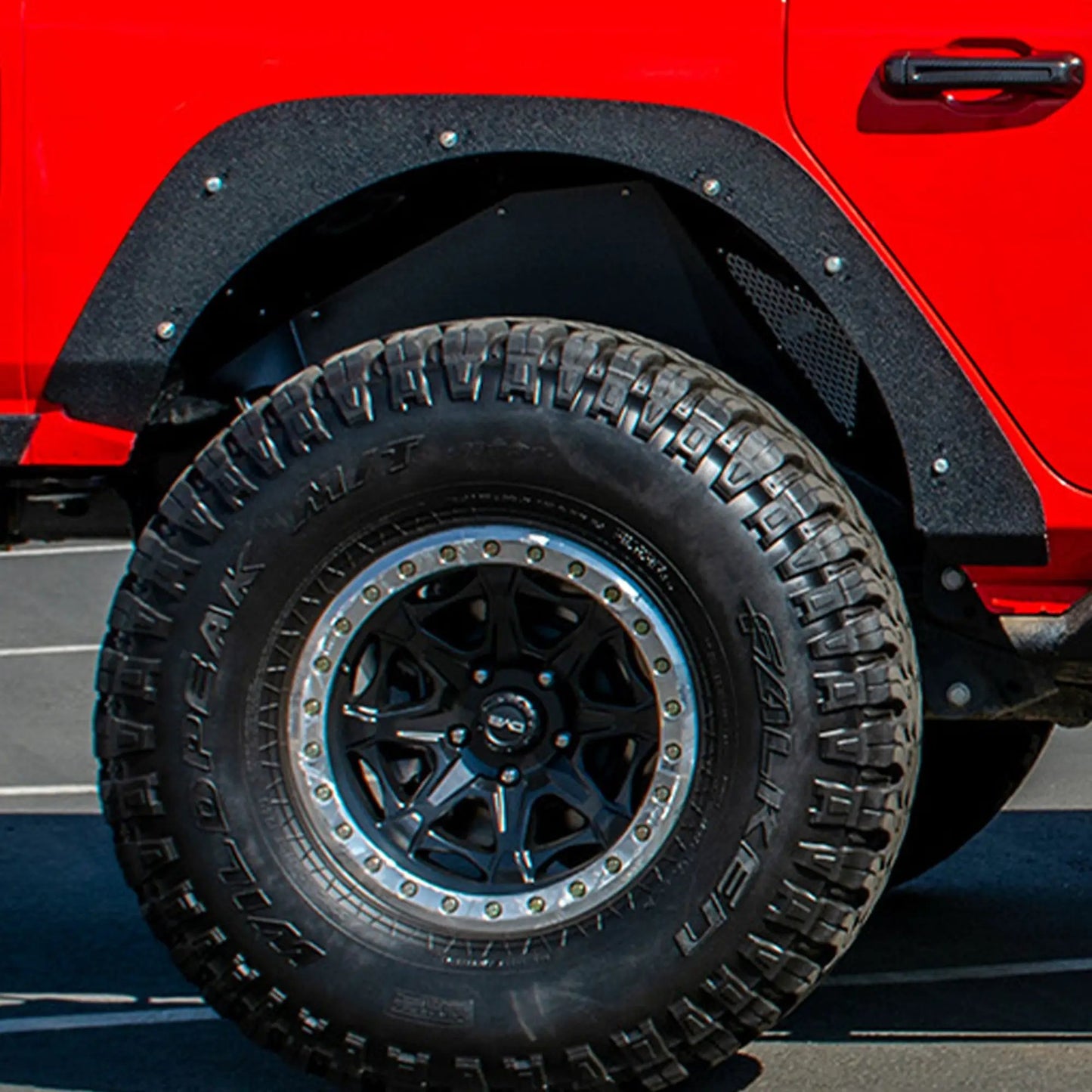 DV8 Offroad 18+ Jeep JL Fender Flares; Delete; Front & Rear by DV8 Offroad