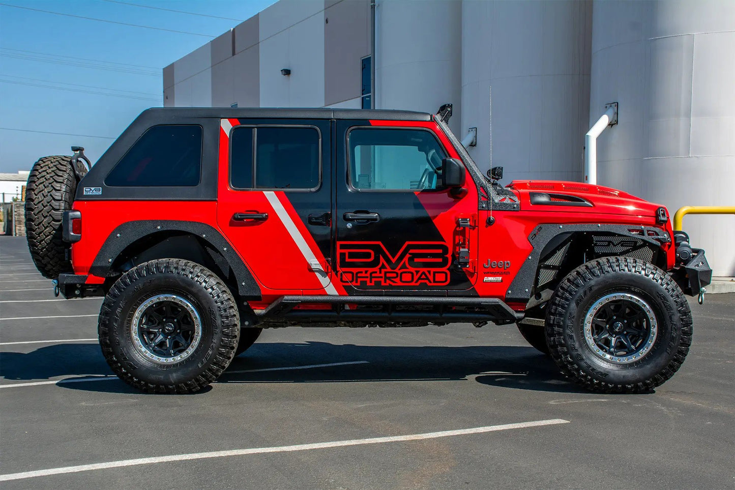 DV8 Offroad 18+ Jeep JL Fender Flares; Delete; Front & Rear by DV8 Offroad