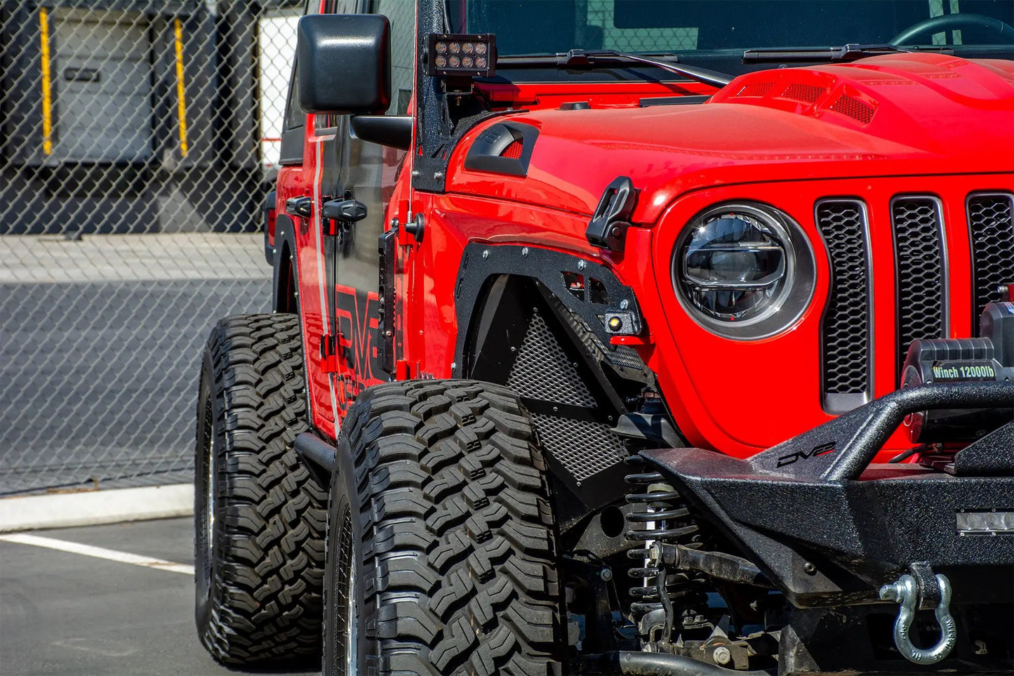 DV8 Offroad 18+ Jeep JL Fender Flares; Delete; Front & Rear by DV8 Offroad
