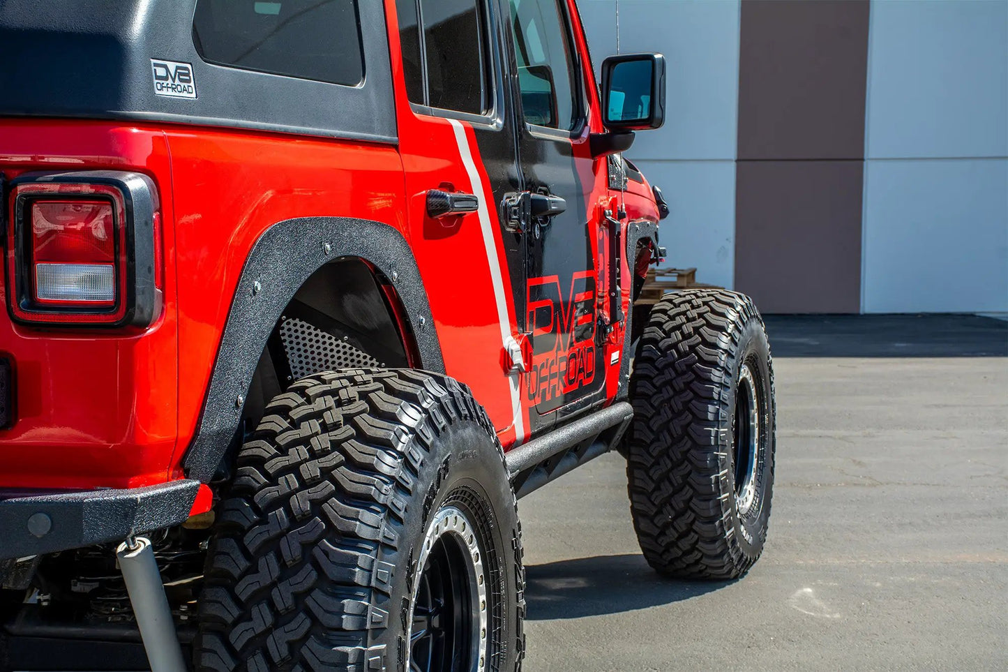 DV8 Offroad 18+ Jeep JL Fender Flares; Delete; Front & Rear by DV8 Offroad