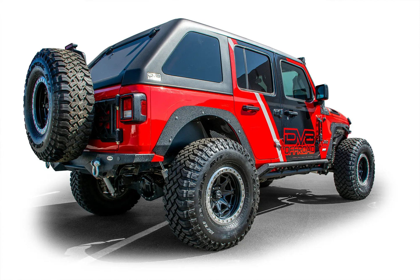 DV8 Offroad 18+ Jeep JL Fender Flares; Delete; Front & Rear by DV8 Offroad