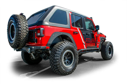 DV8 Offroad 18+ Jeep JL Fender Flares; Delete; Front & Rear by DV8 Offroad