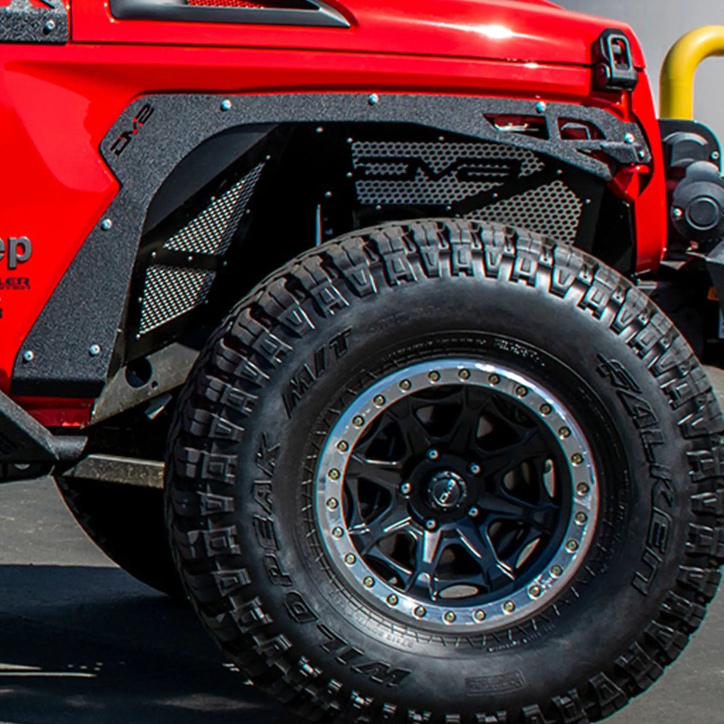 DV8 Offroad 18+ Jeep JL Fender Flares; Delete; Front & Rear by DV8 Offroad