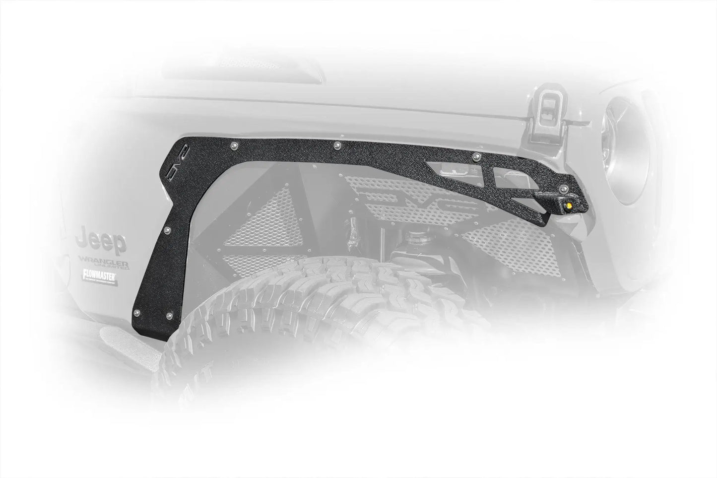 DV8 Offroad 18+ Jeep JL Fender Flares; Delete; Front & Rear by DV8 Offroad