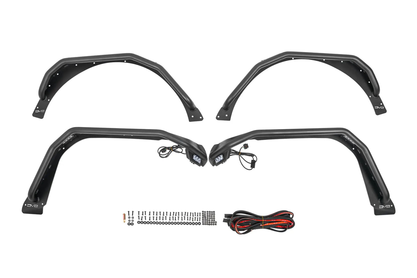 DV8 Offroad Jeep Wrangler JL Spec Series Tube Fenders by DV8 Offroad