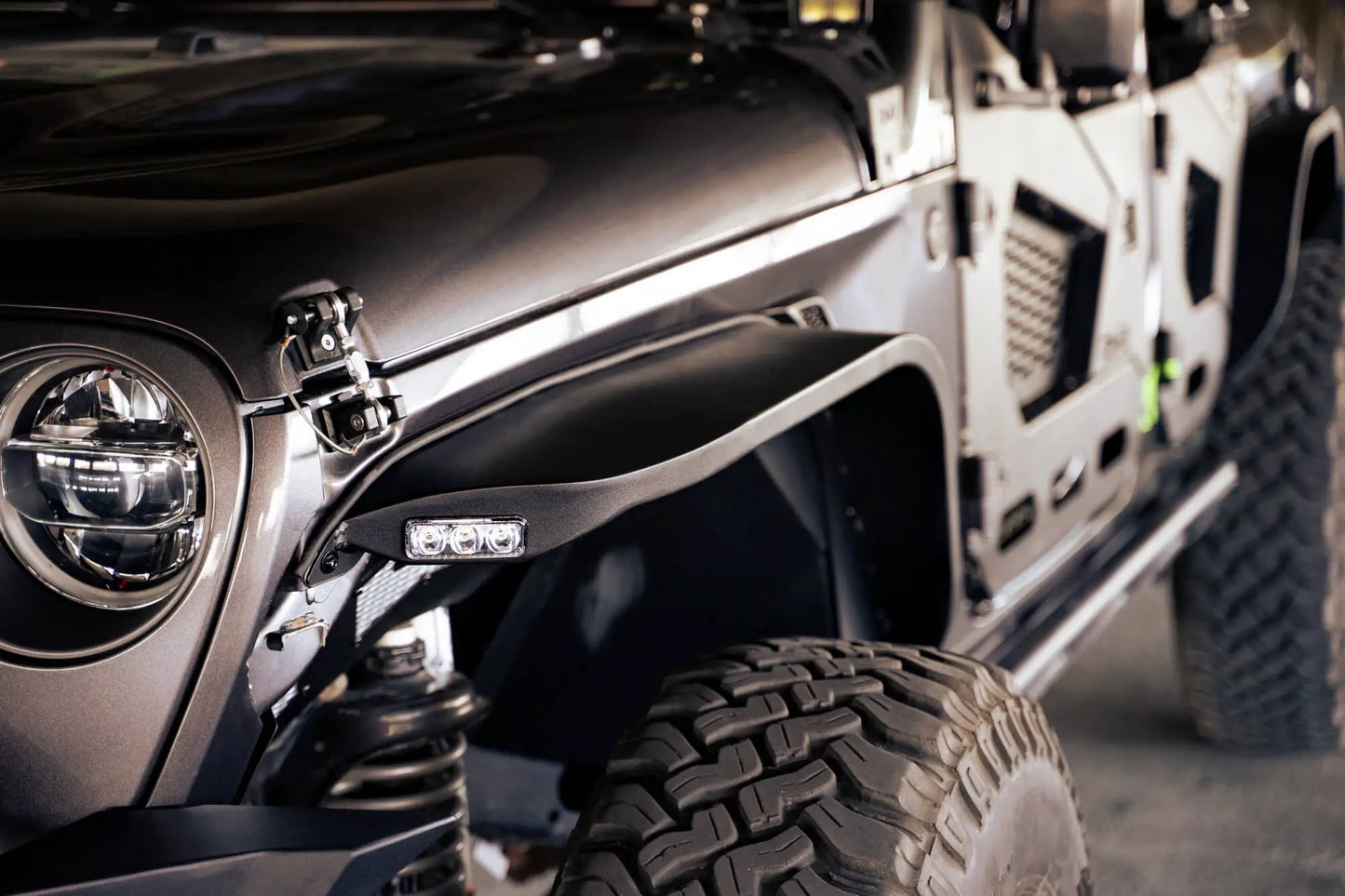 DV8 Offroad Jeep Wrangler JL Slim Fender Flares by DV8 Offroad