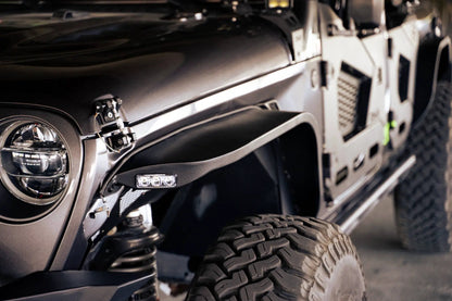 DV8 Offroad Jeep Wrangler JL Slim Fender Flares by DV8 Offroad