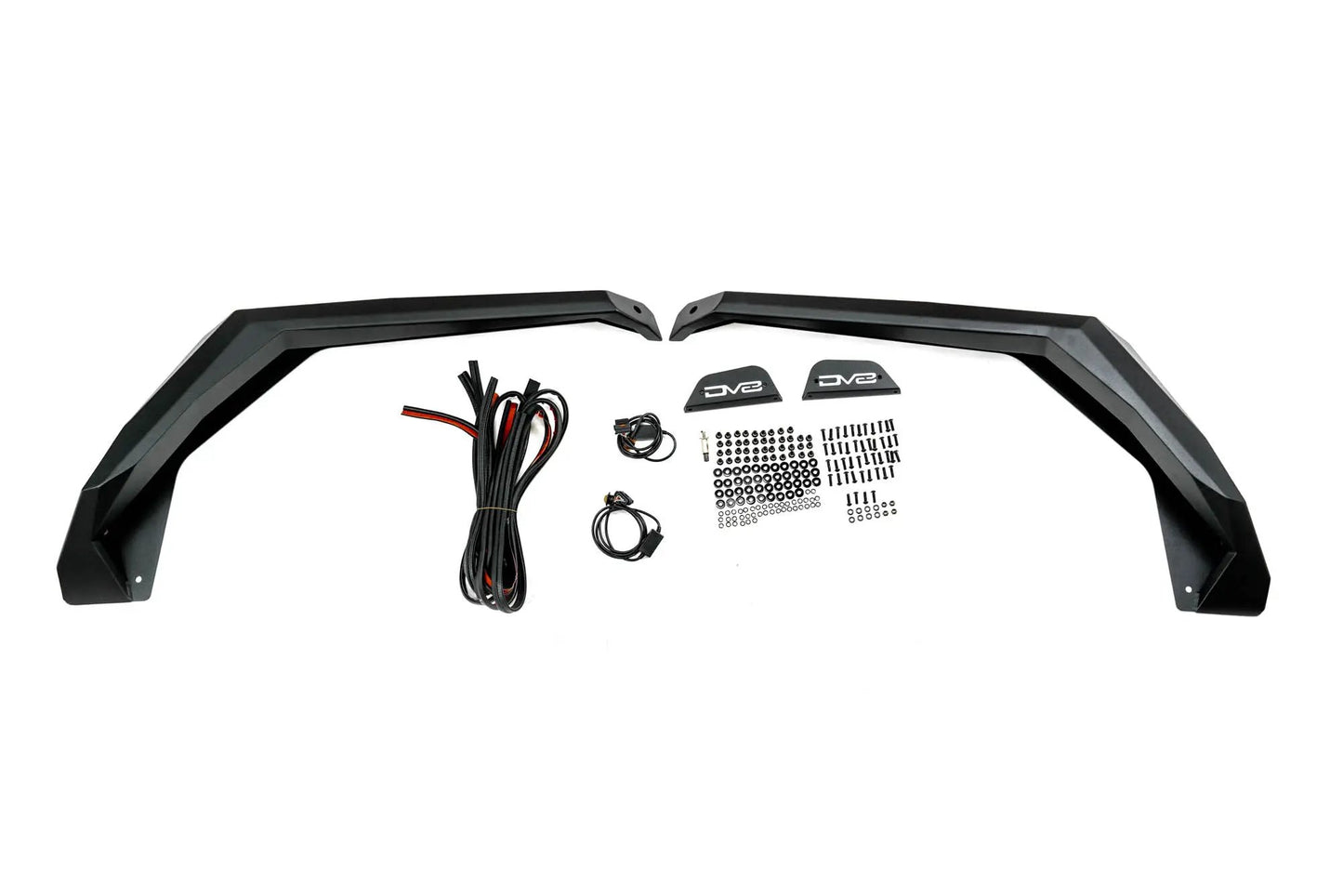 DV8 Offroad 2018-2025 Jeep Wrangler JL Armor Fender Flares by DV8 Offroad
