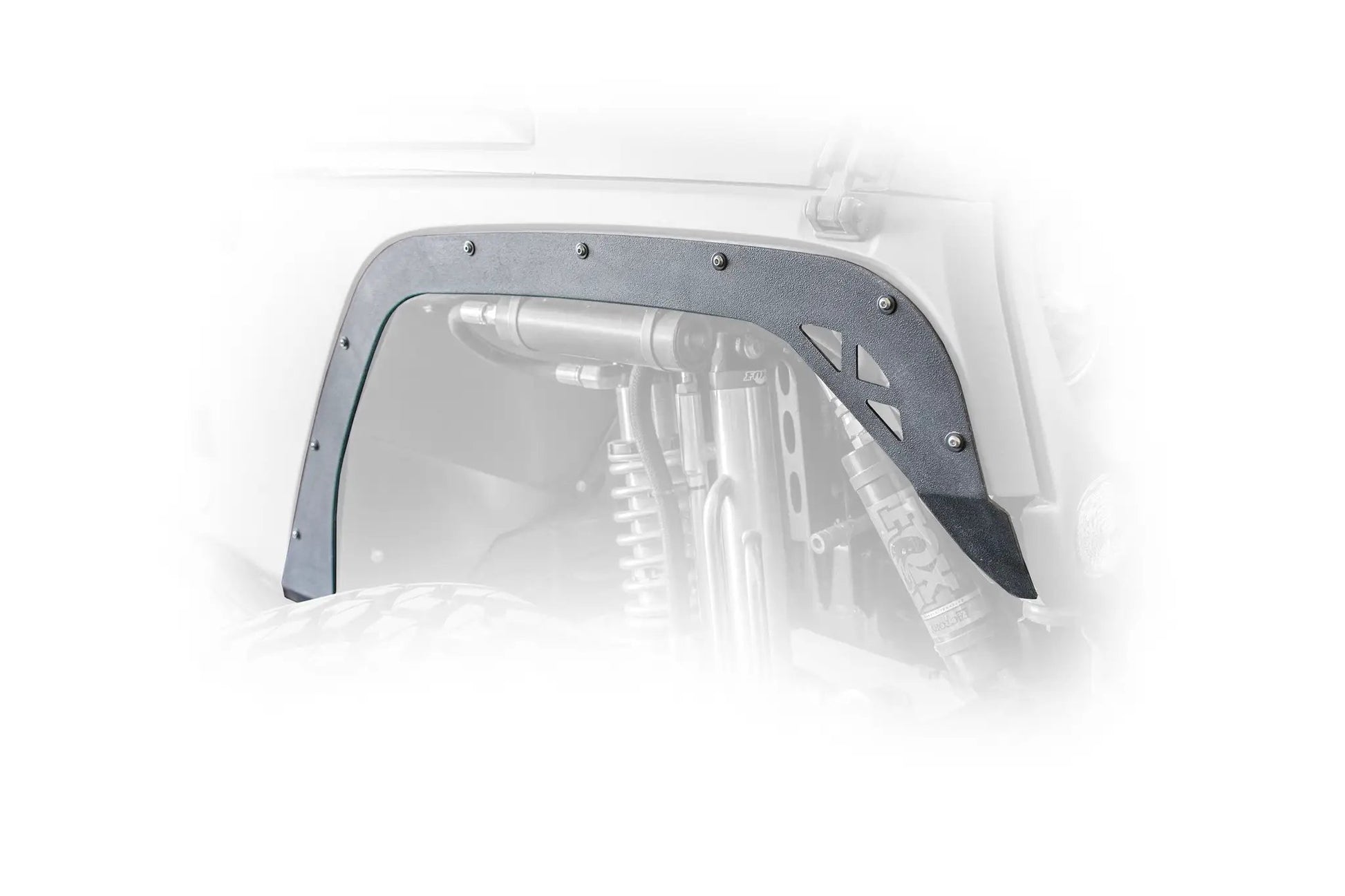 DV8 Offroad 07-18 Jeep JK Fender Flares; Delete; Front & Rear by DV8 Offroad