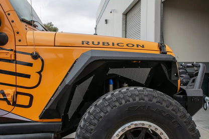 DV8 Offroad 07-18 Jeep JK Fender Flares; Armor; Front & Rear by DV8 Offroad