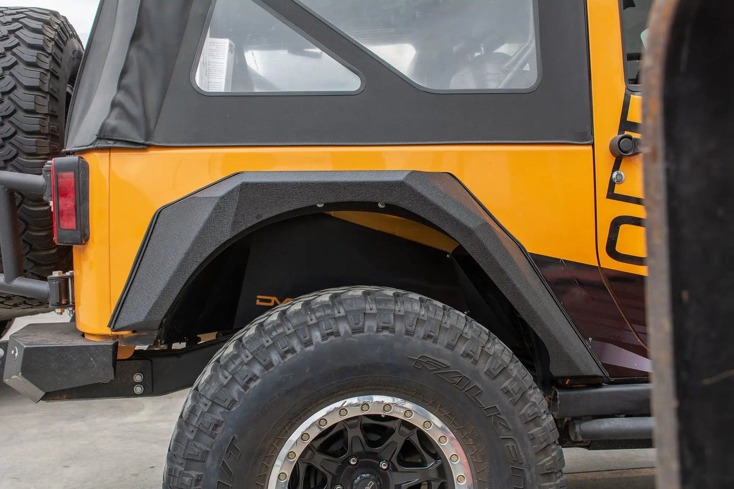 DV8 Offroad 07-18 Jeep JK Fender Flares; Armor; Front & Rear by DV8 Offroad