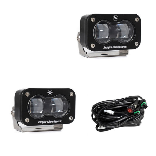 Baja Designs S2 SAE, Pair LED Spot, Clear - Baja Designs - 237801 - Auto Expedition